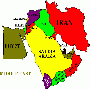 Context Map of Middle East
